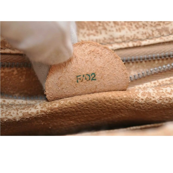 Celine Macadam Brown Monogram Messenger Bag with Tan Trim - Picture 10 of 10